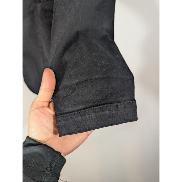 Frank & Eileen Womens Black Dublin Style Stretch Blazer Sz M Preppy Minimalist - Picture 5 of 6